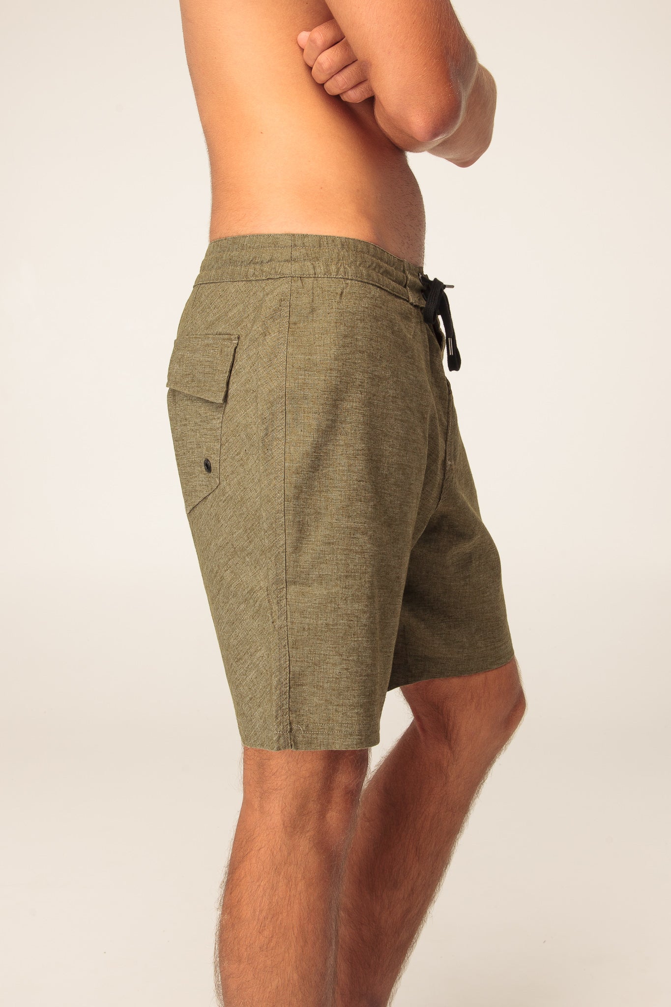 Coolum Fixed Waist 18" Hemp Boardshorts
