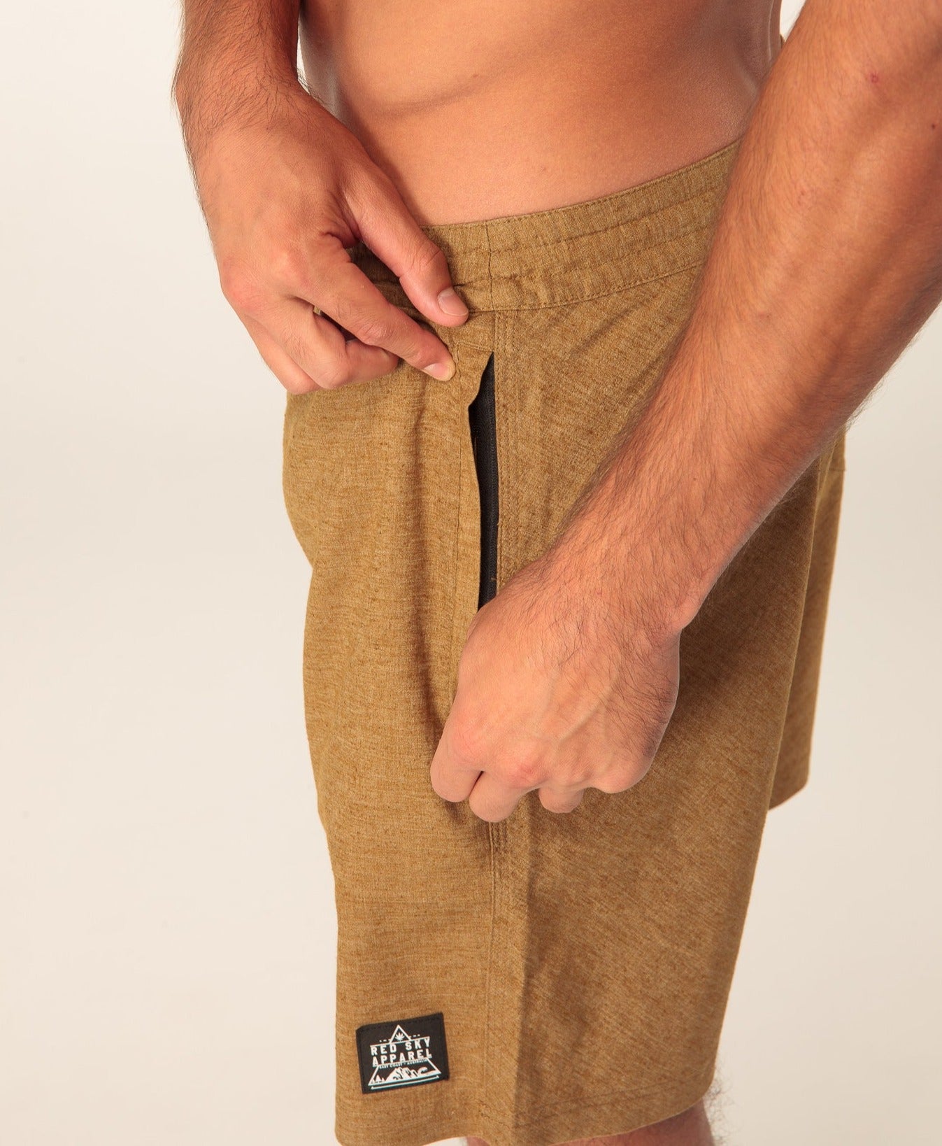 Coolum Fixed Waist 18&quot; Hemp Boardshorts